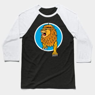 Lion Vector Baseball T-Shirt